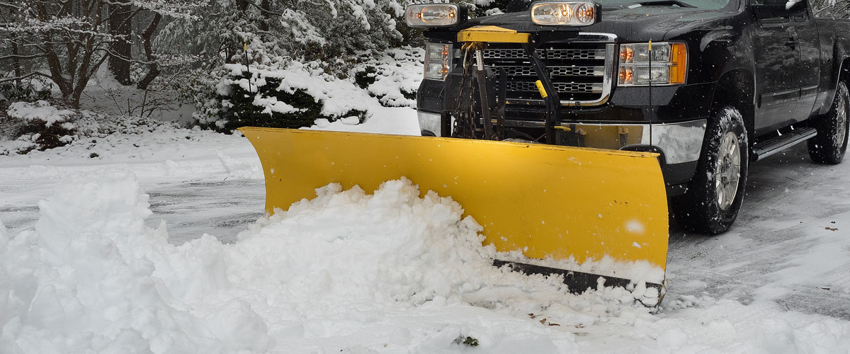 snow plow removal